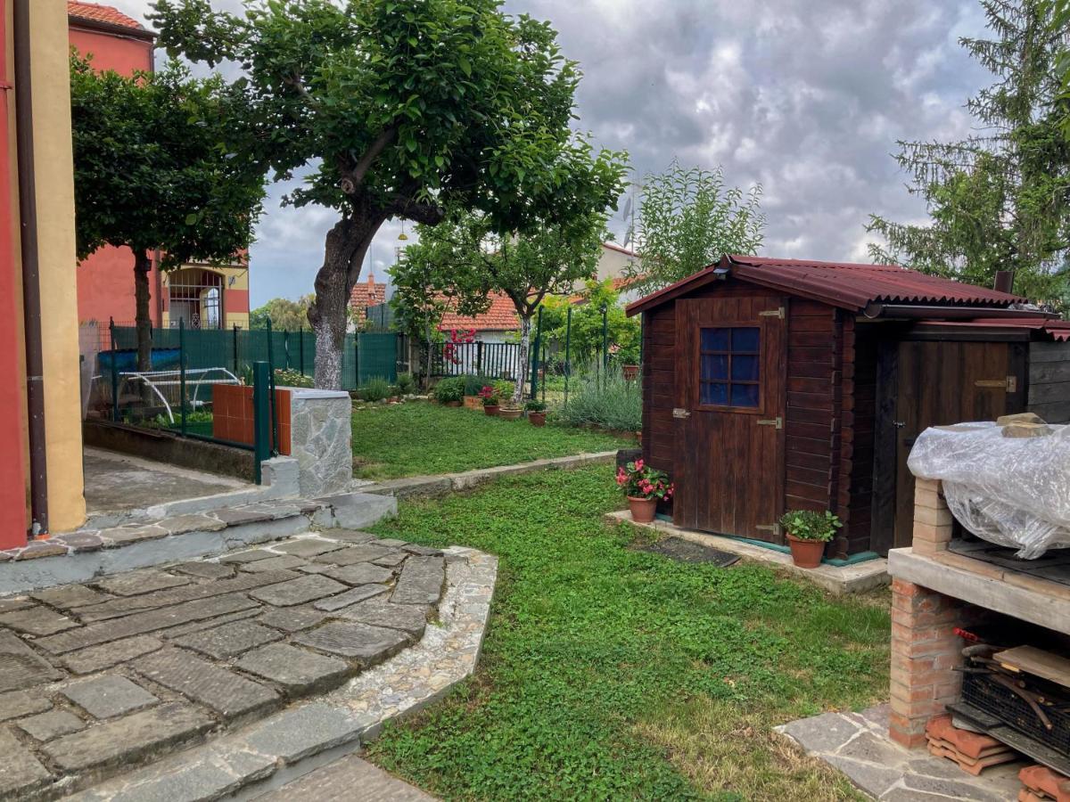 La Casa Rossa Arcola Con Vista Vila Exterior foto