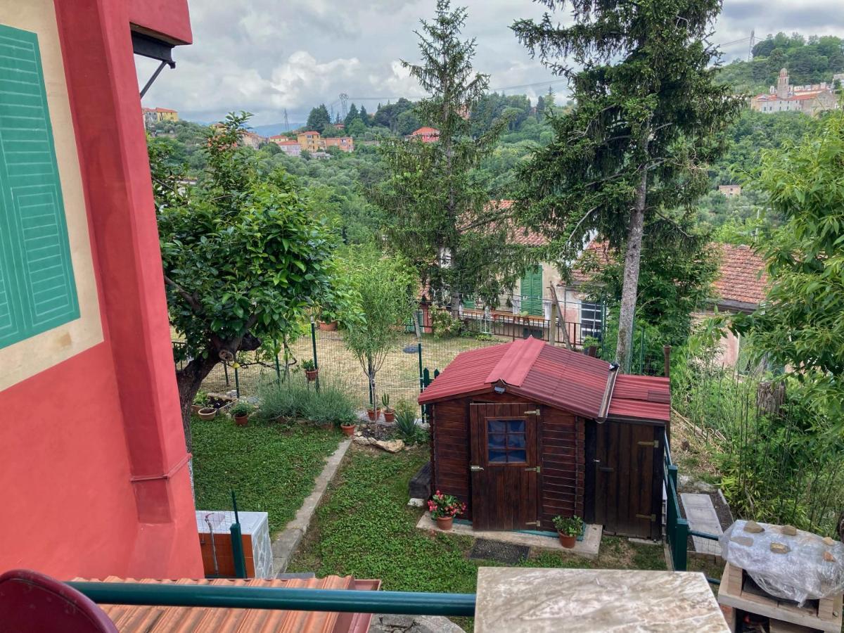 La Casa Rossa Arcola Con Vista Vila Exterior foto