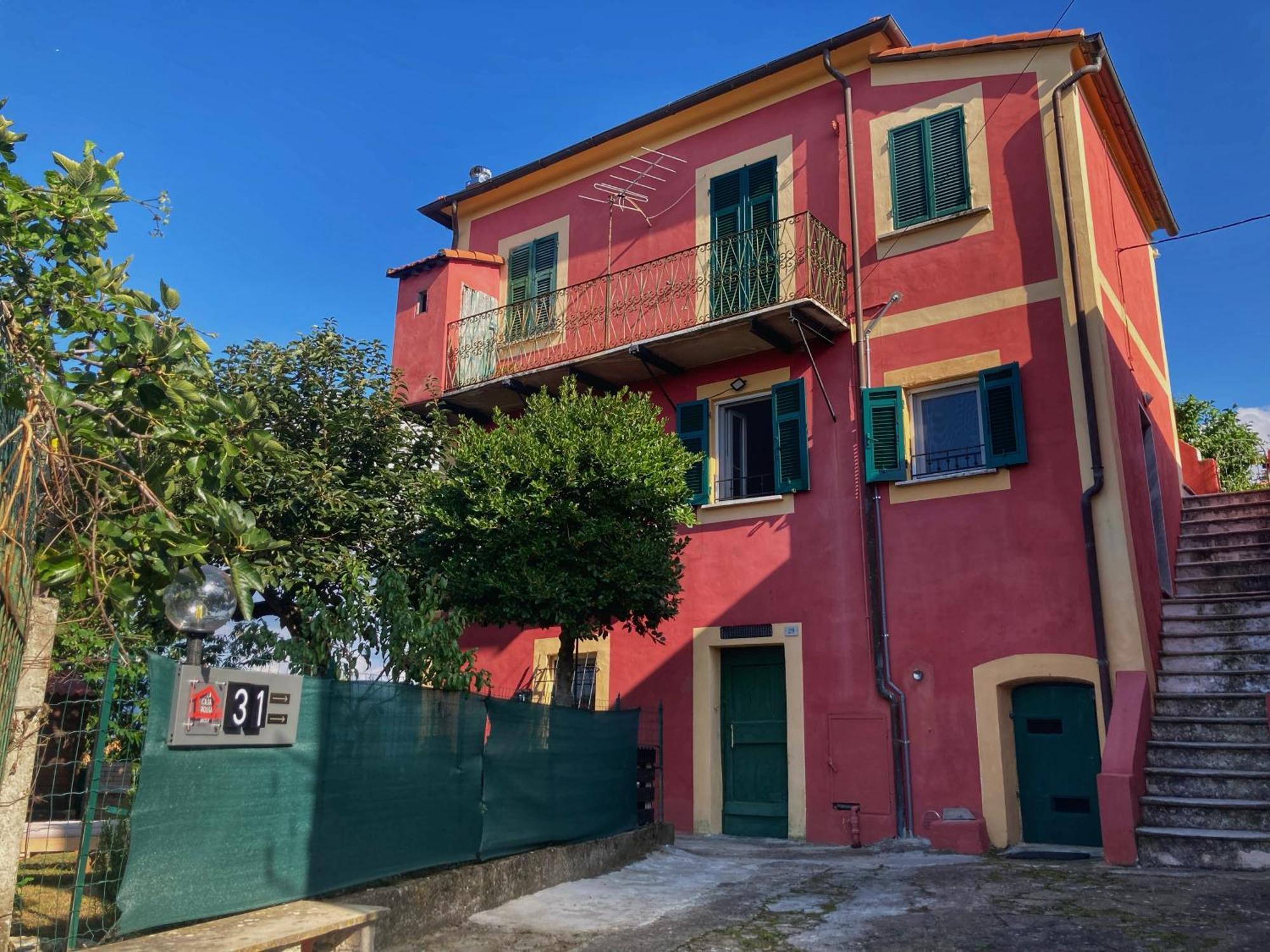 La Casa Rossa Arcola Con Vista Vila Exterior foto