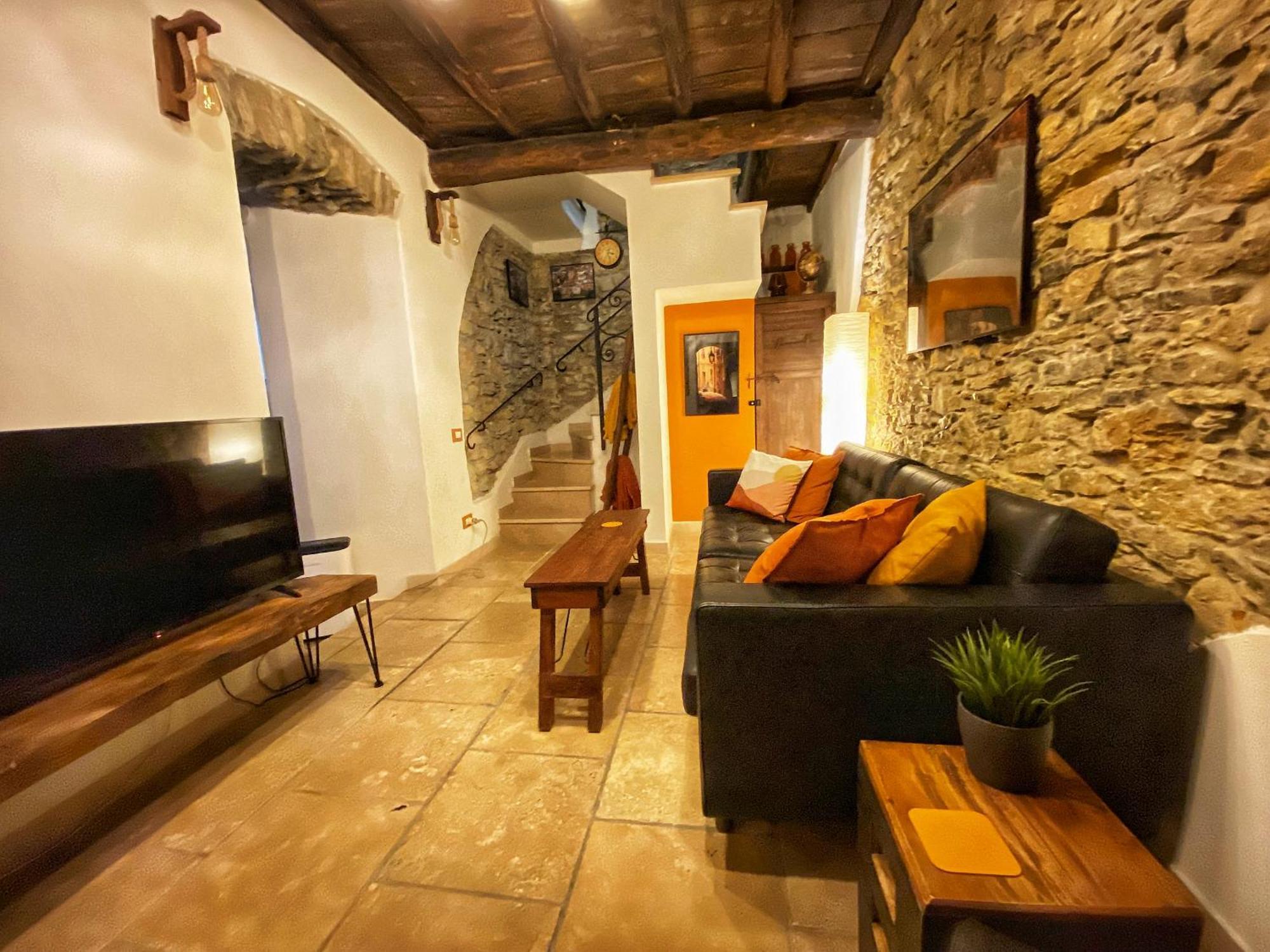 La Casa Rossa Arcola Con Vista Vila Exterior foto
