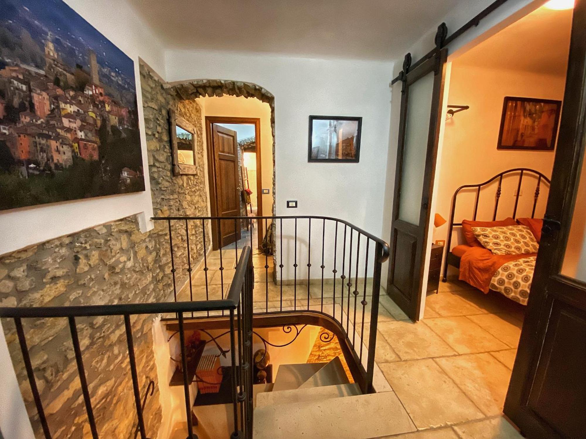 La Casa Rossa Arcola Con Vista Vila Exterior foto
