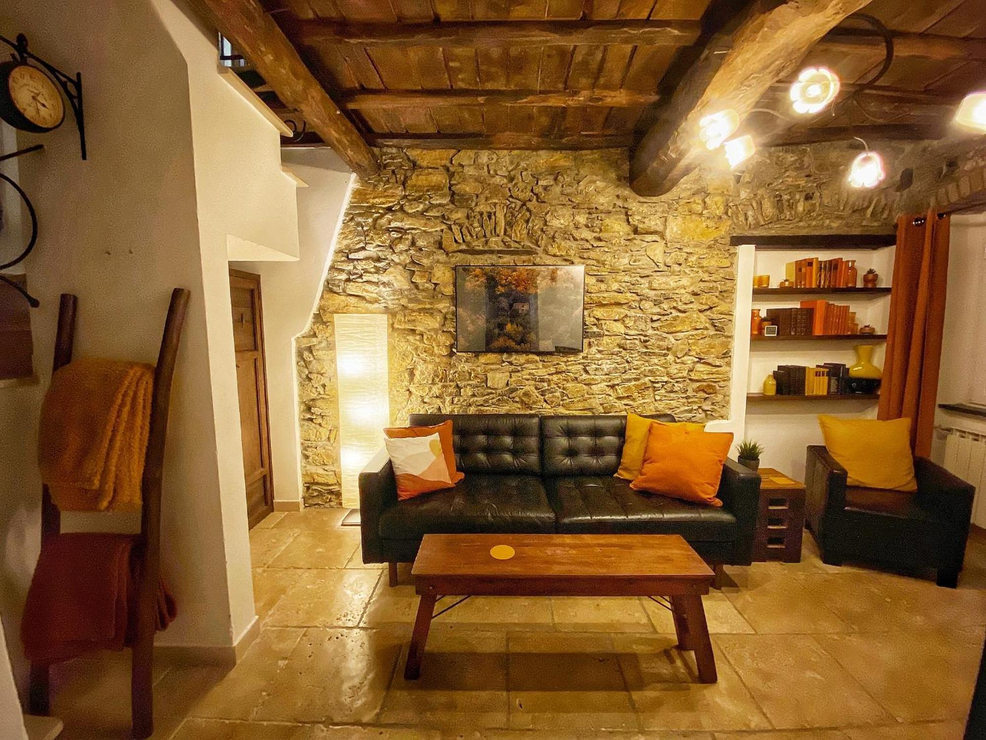 La Casa Rossa Arcola Con Vista Vila Exterior foto