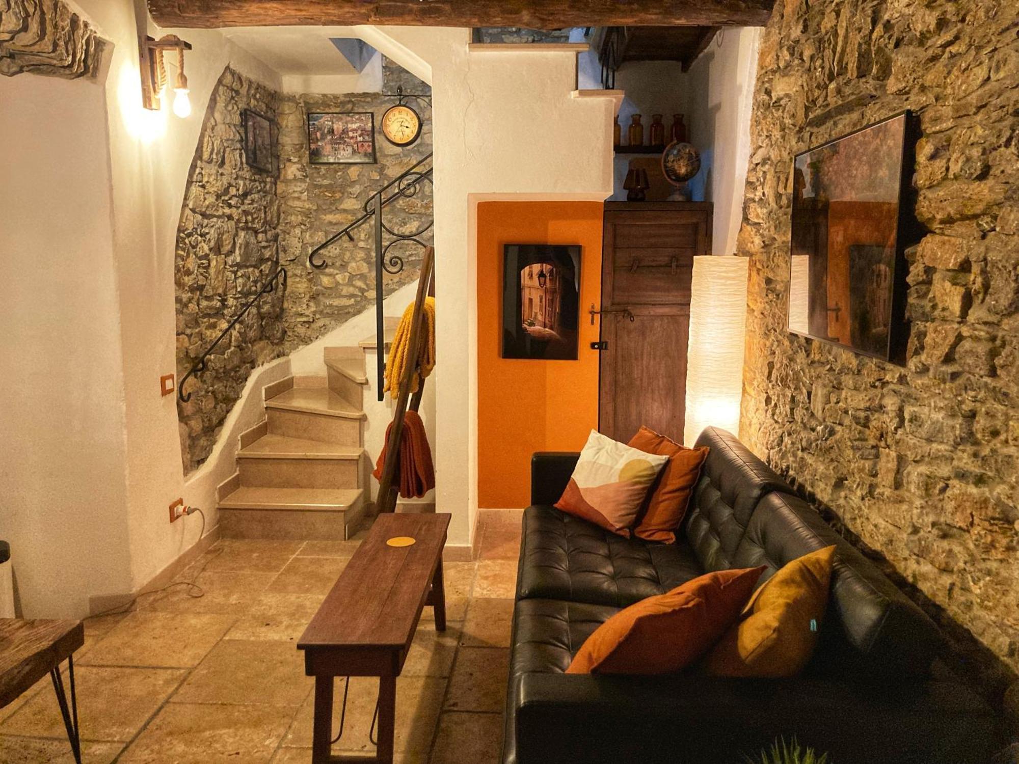 La Casa Rossa Arcola Con Vista Vila Exterior foto